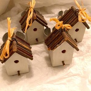 4 birdhouse napkin holders
